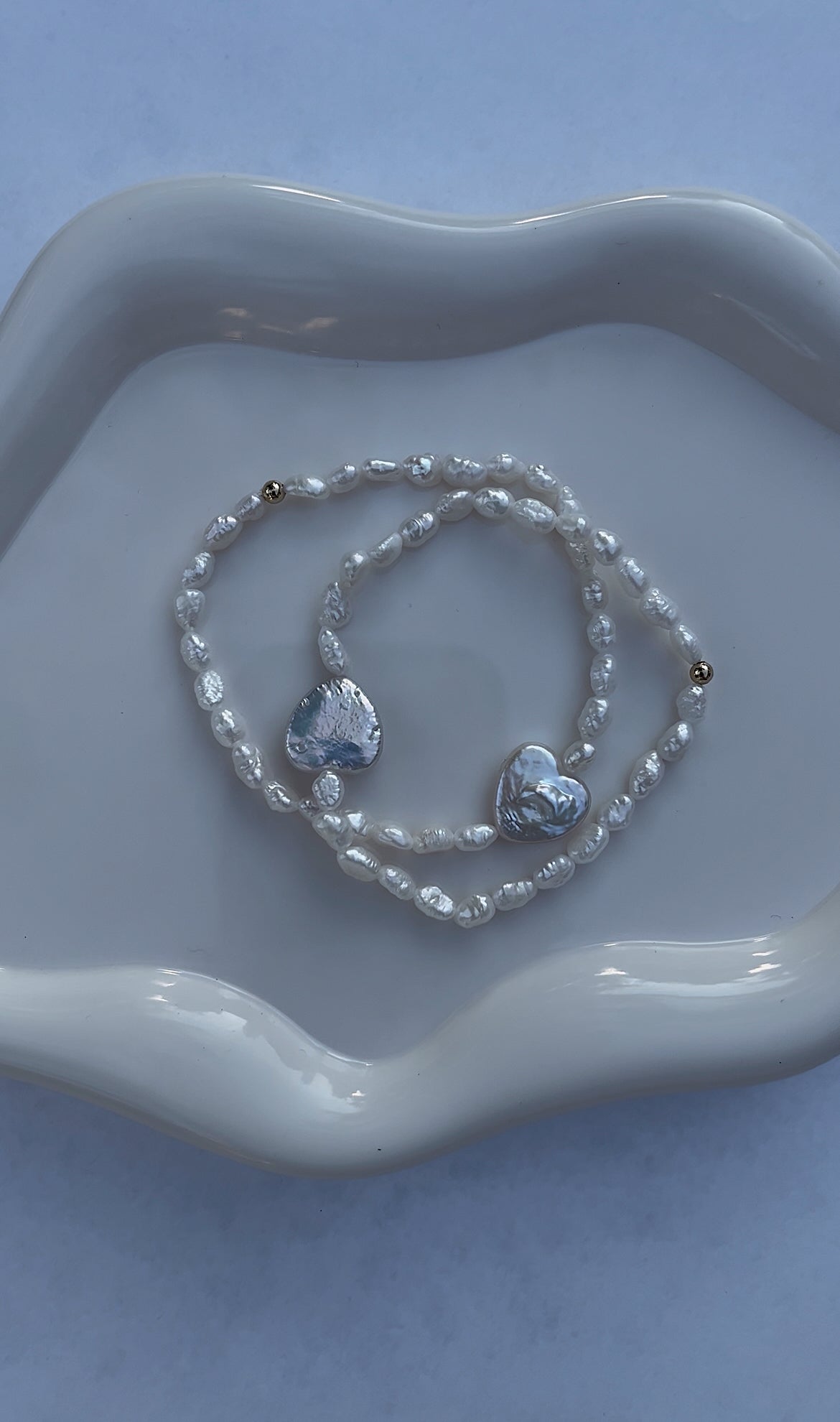 Freshwater pearl heart