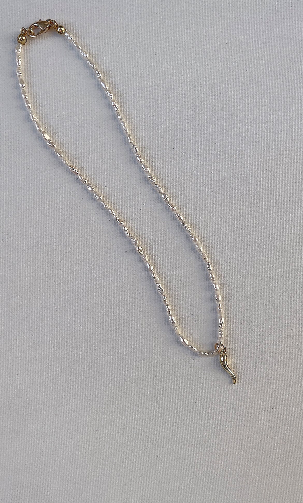 Italian horn necklace