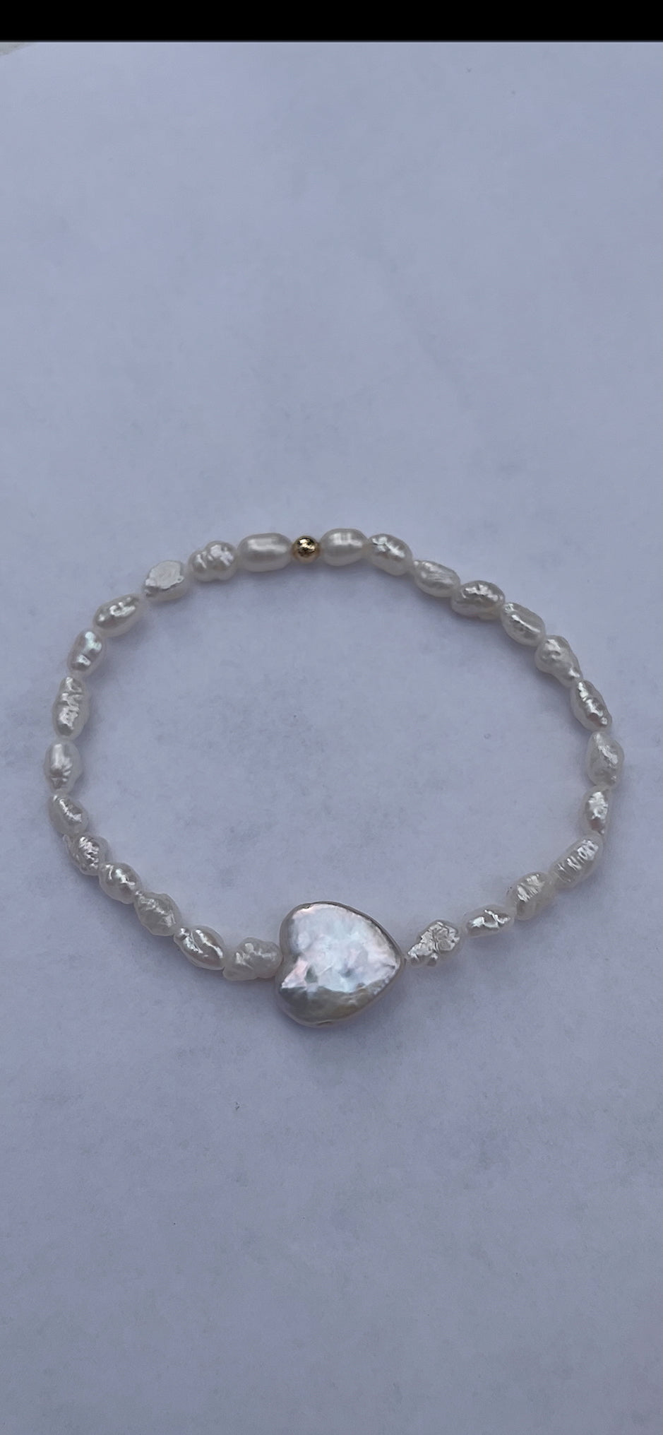 Freshwater pearl heart