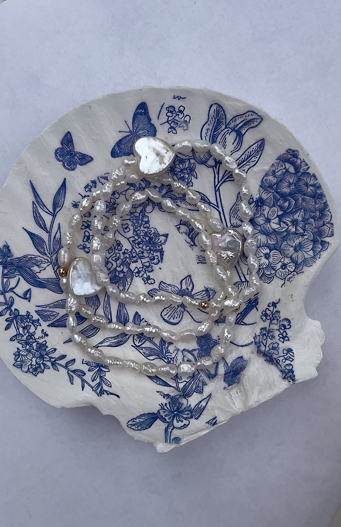 Freshwater pearl heart