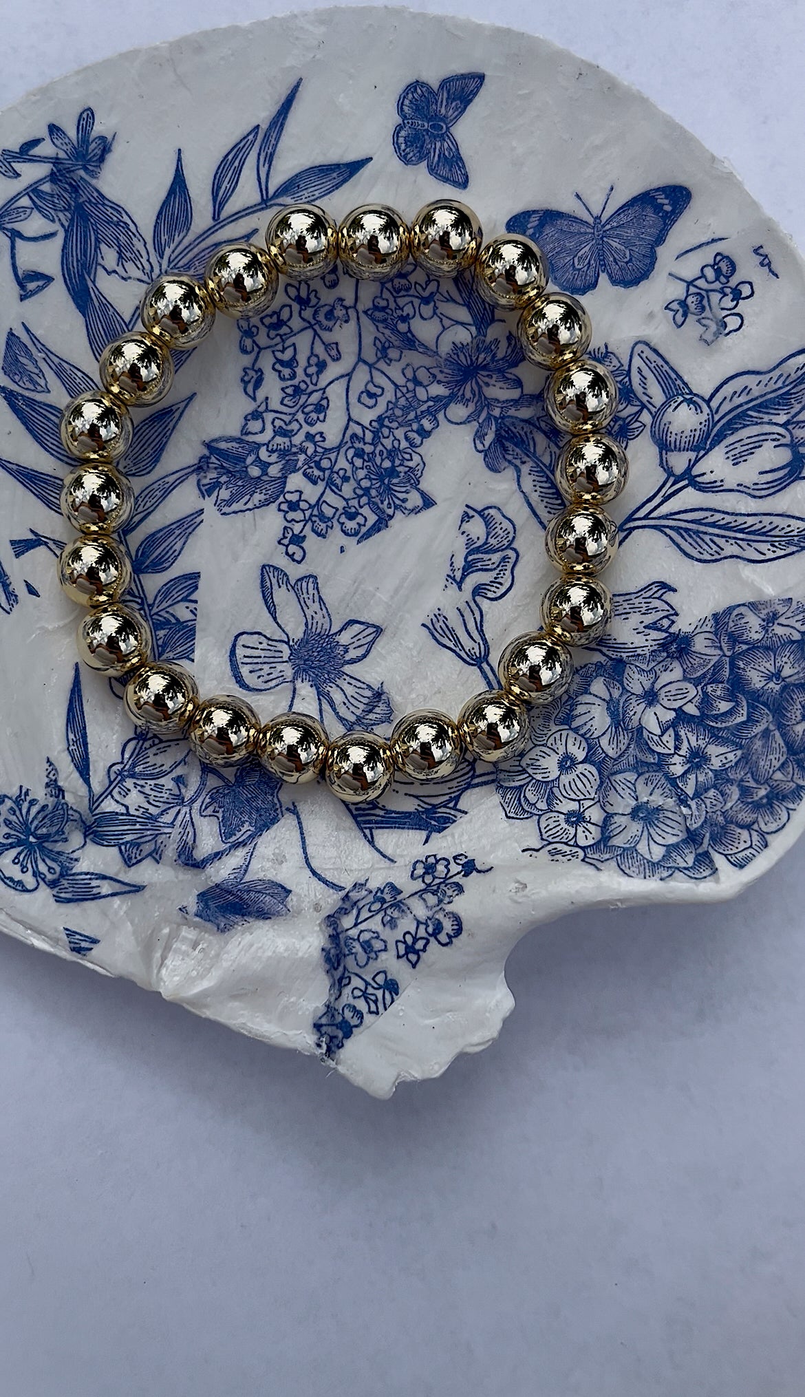 Gold 8mm bracelet