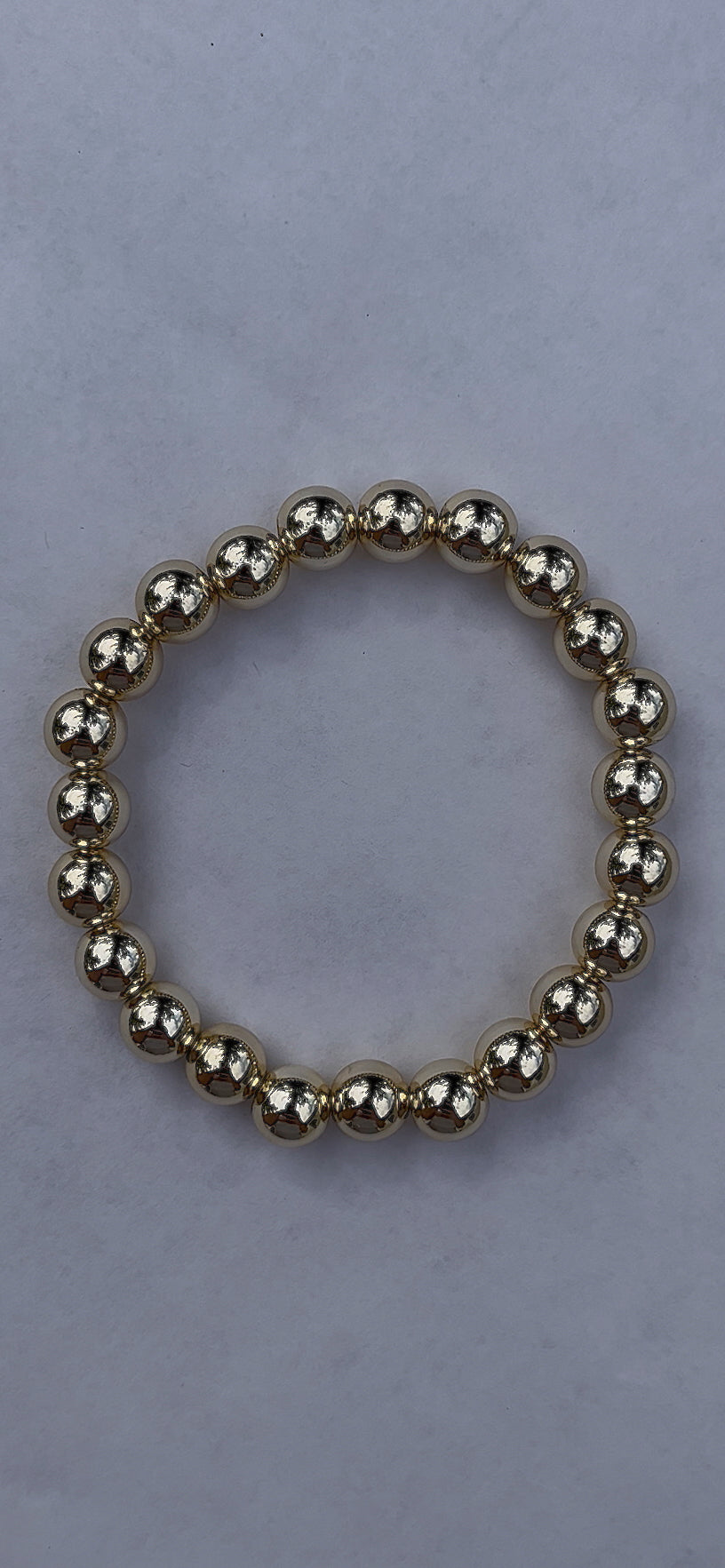 Gold 8mm bracelet