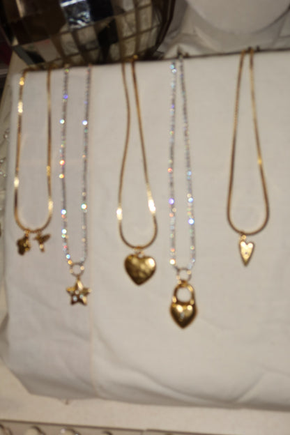 Star girl tennis necklace