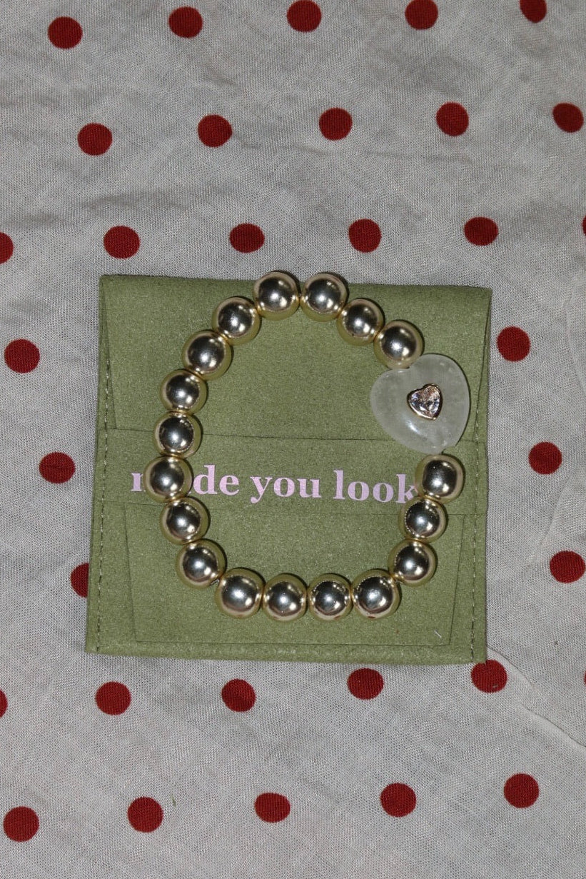 The Gemma - Gemstone Heart Bracelet