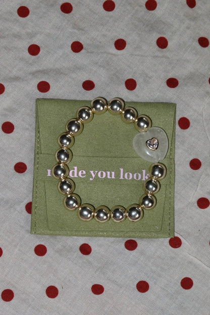 The Gemma - Gemstone Heart Bracelet