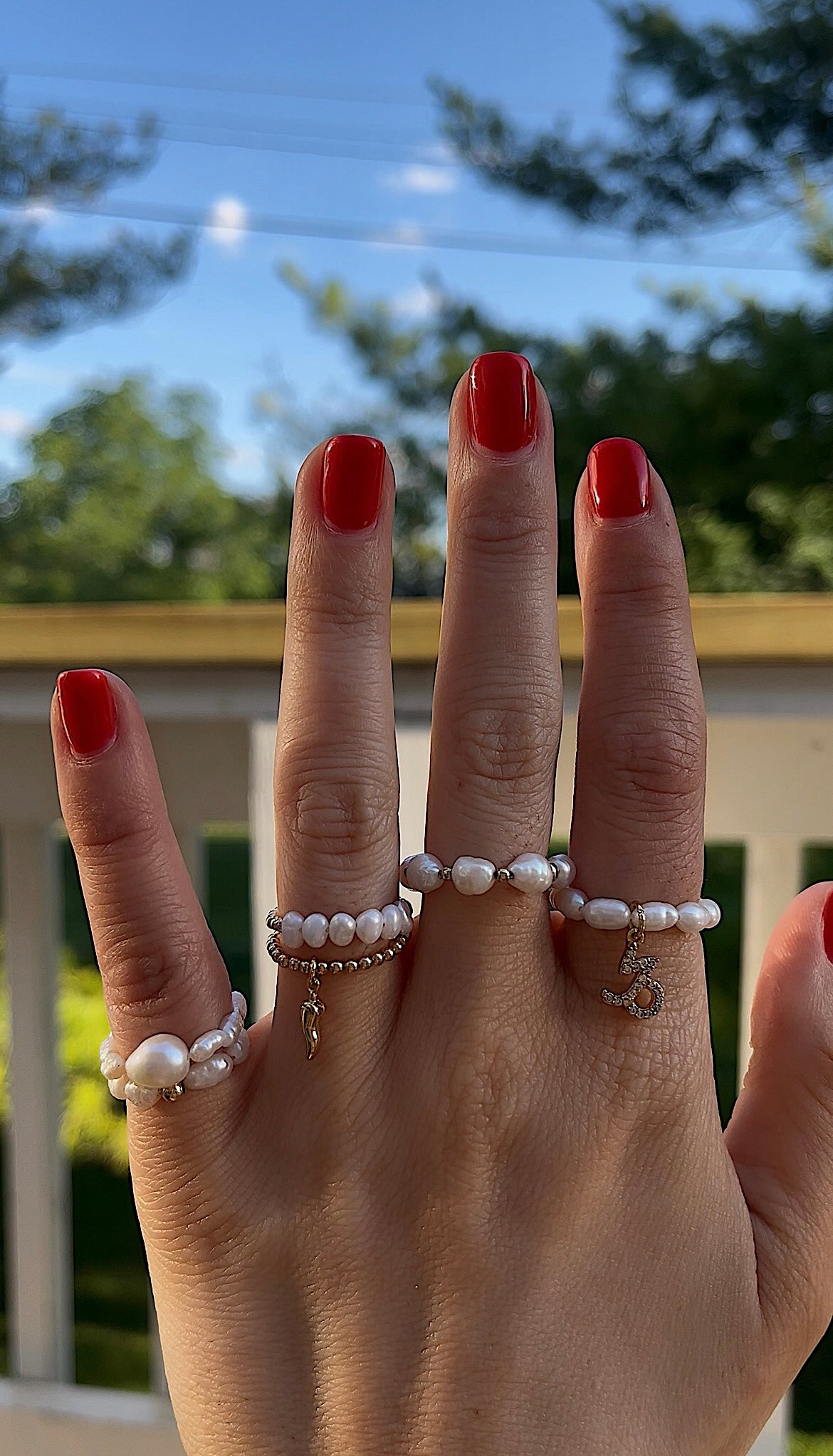 Italian horn ring