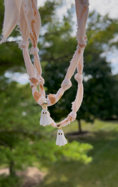 Boo! charm necklace