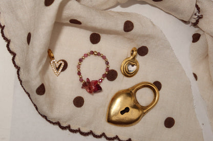 She’s a Gem - 14k gold filled tourmaline beaded ring