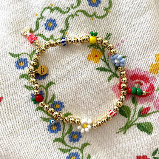 Italian summer charm bracelet