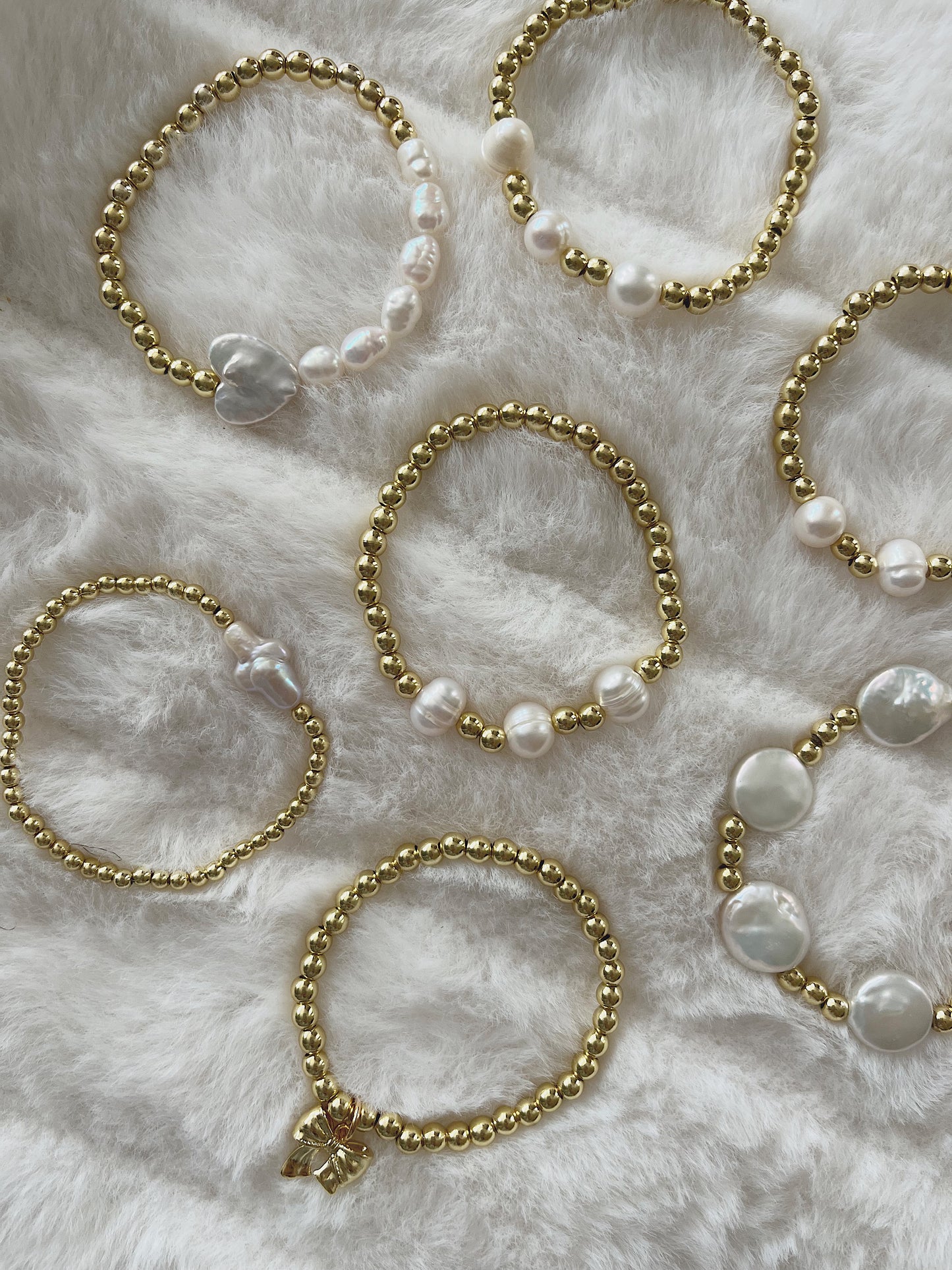 Nugget pearl mini bracelet