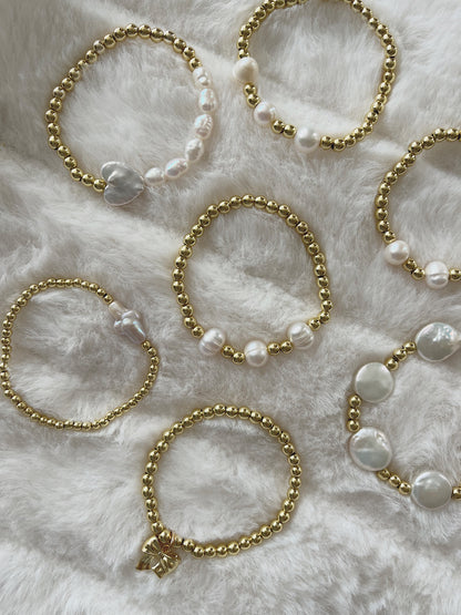 Nugget pearl mini bracelet