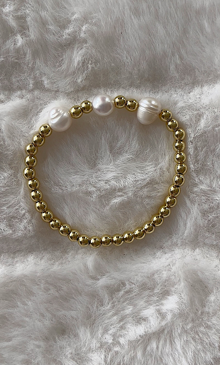 Nugget pearl mini bracelet