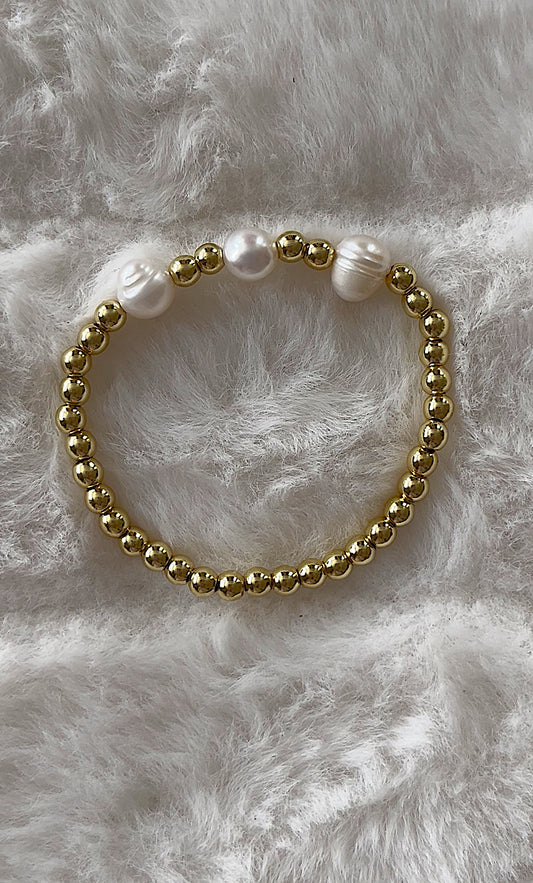 Nugget pearl mini bracelet
