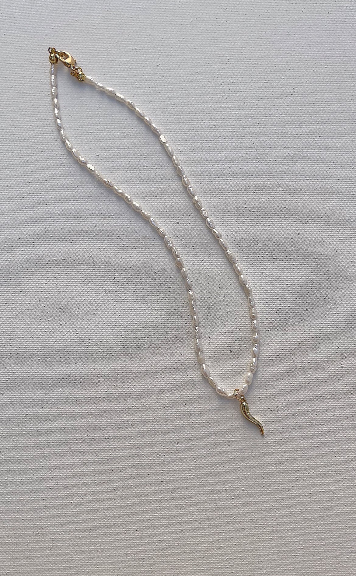 Italian horn necklace