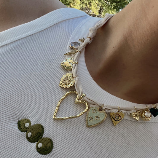made you look! charm necklace