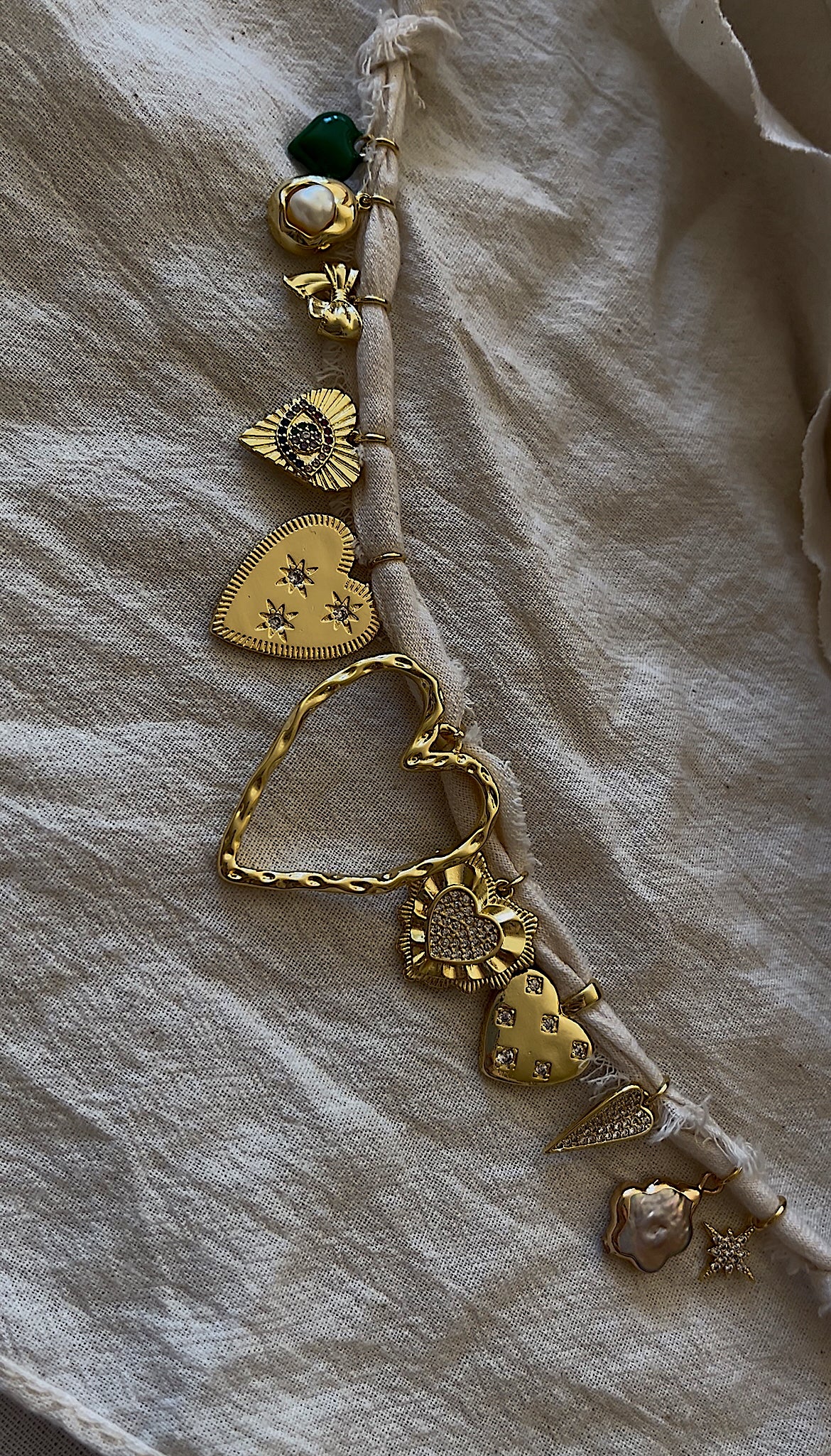 made you look! charm necklace