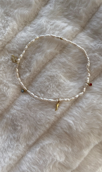 Lucky girl anklet