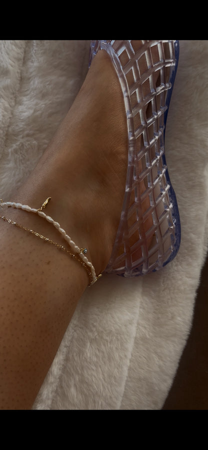 Lucky girl anklet