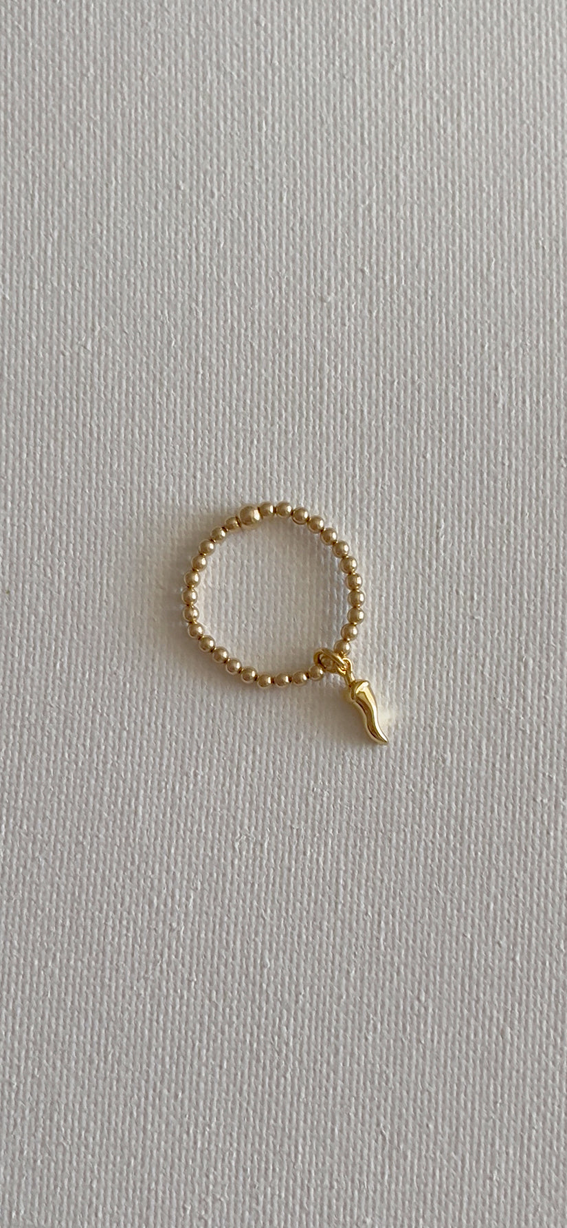 Italian horn ring