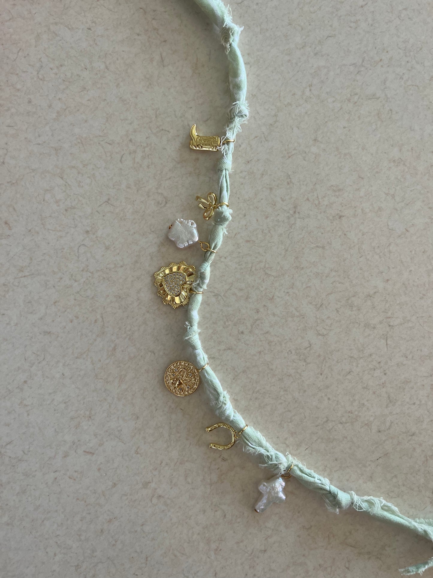 made you look! charm necklace