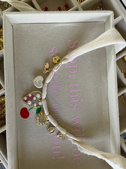 made you look! charm necklace