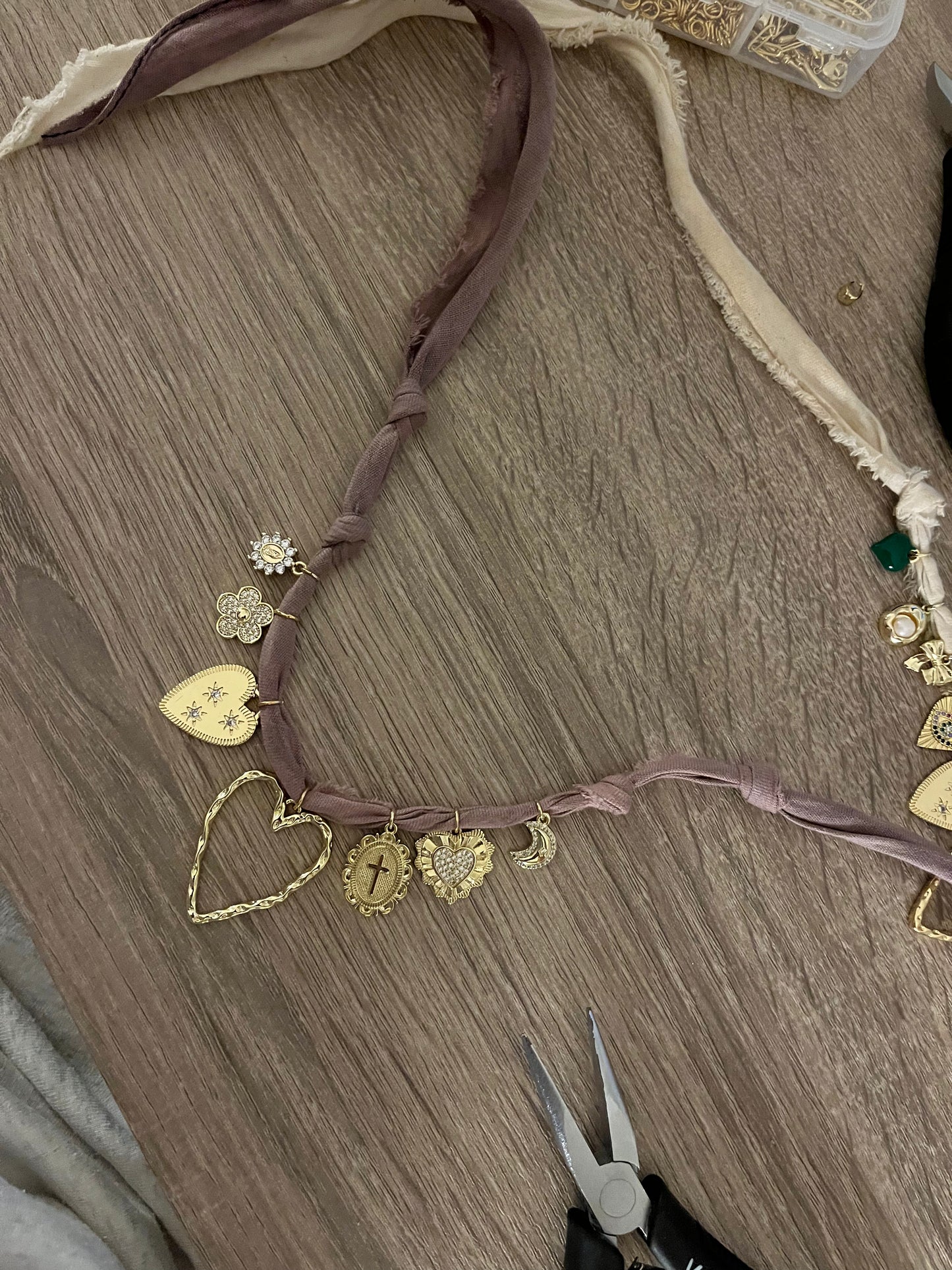 made you look! charm necklace