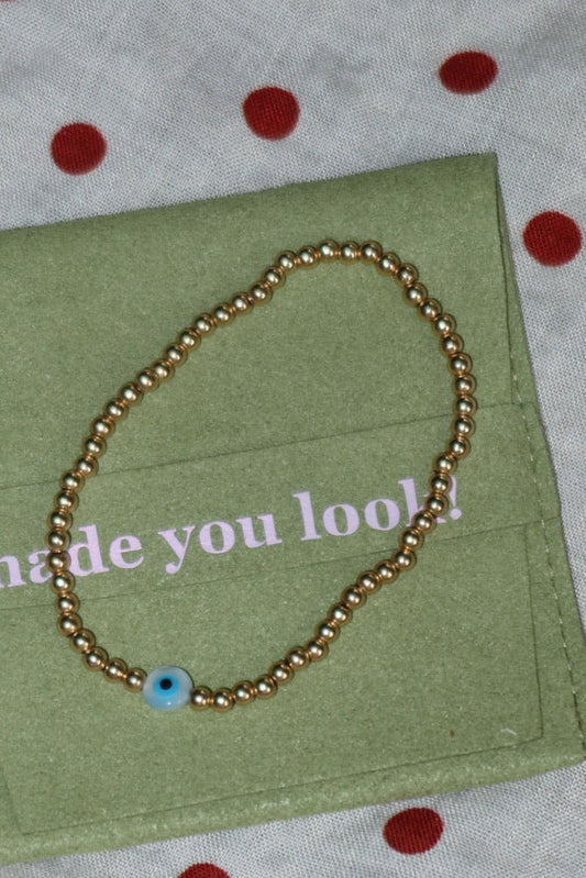 Evil Eye - Gold Filled Bracelet