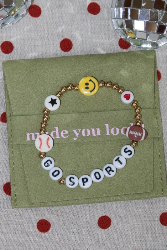 The Go Sports - Gold Filled Beaded Bracelet