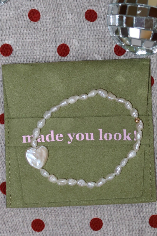 Freshwater pearl heart