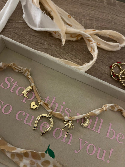 made you look! charm necklace