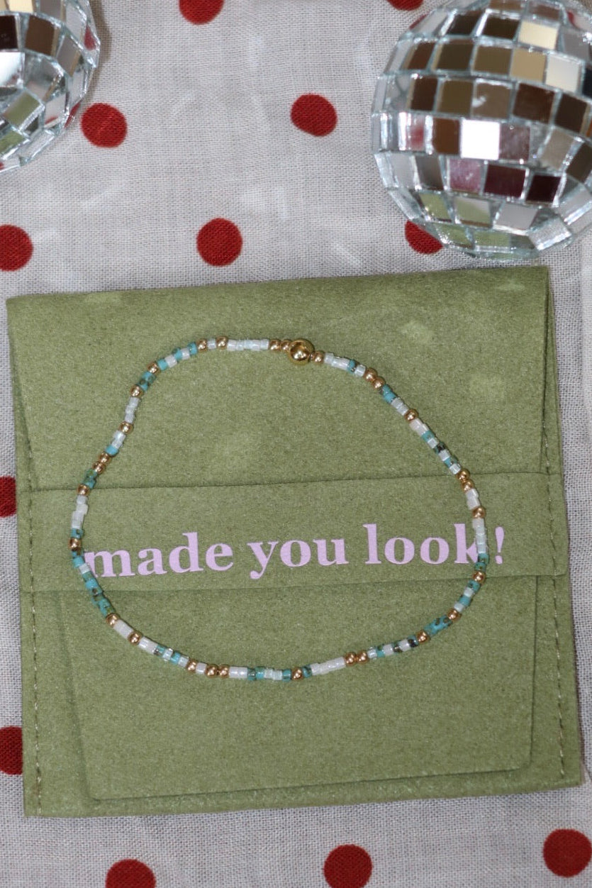 Mini Muse - Gold Filled Beaded Bracelet