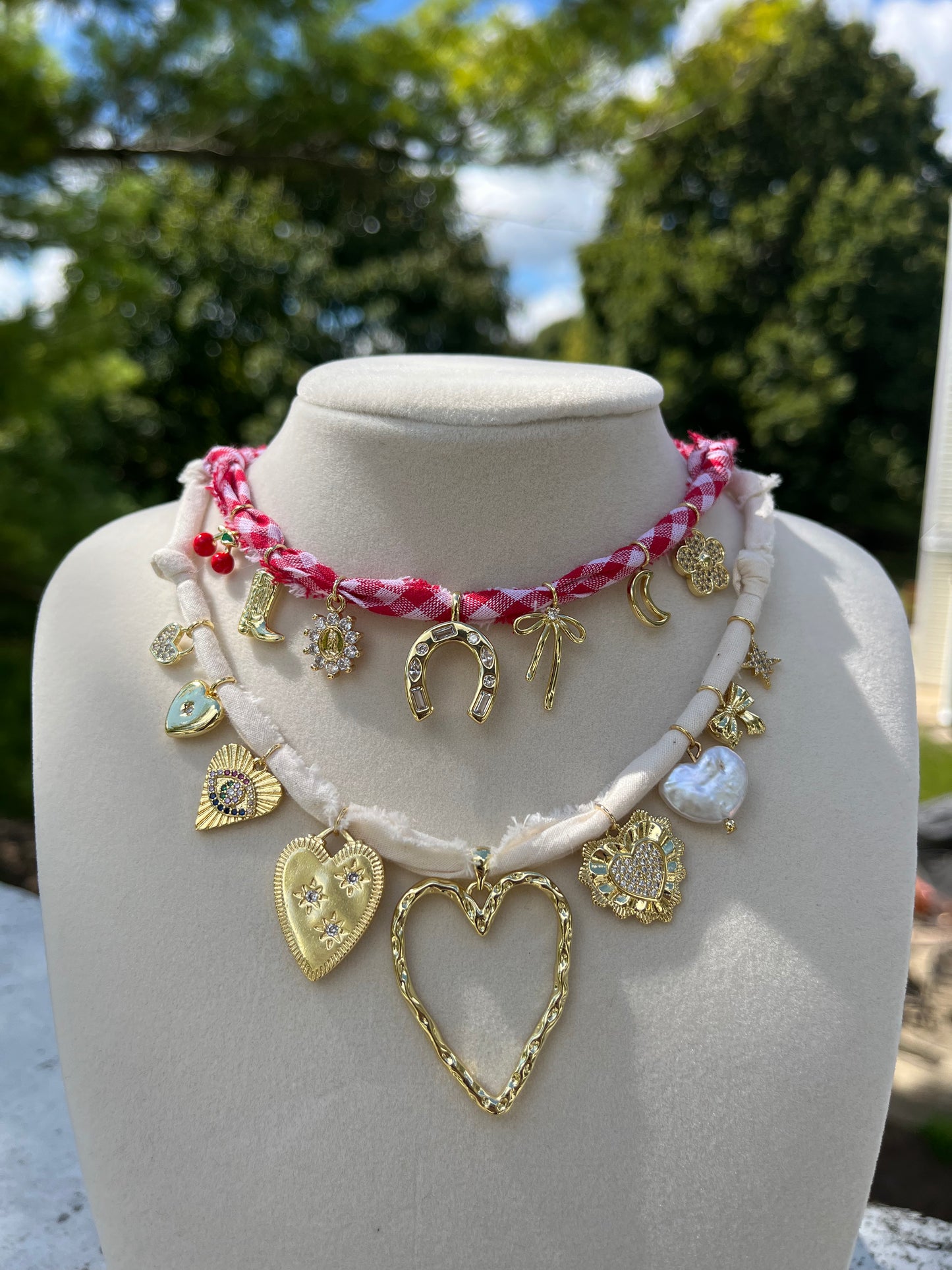 Giddy up charm necklace