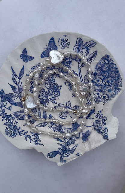 Freshwater pearl heart