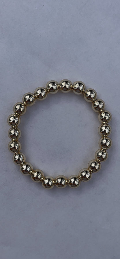 Gold 8mm bracelet