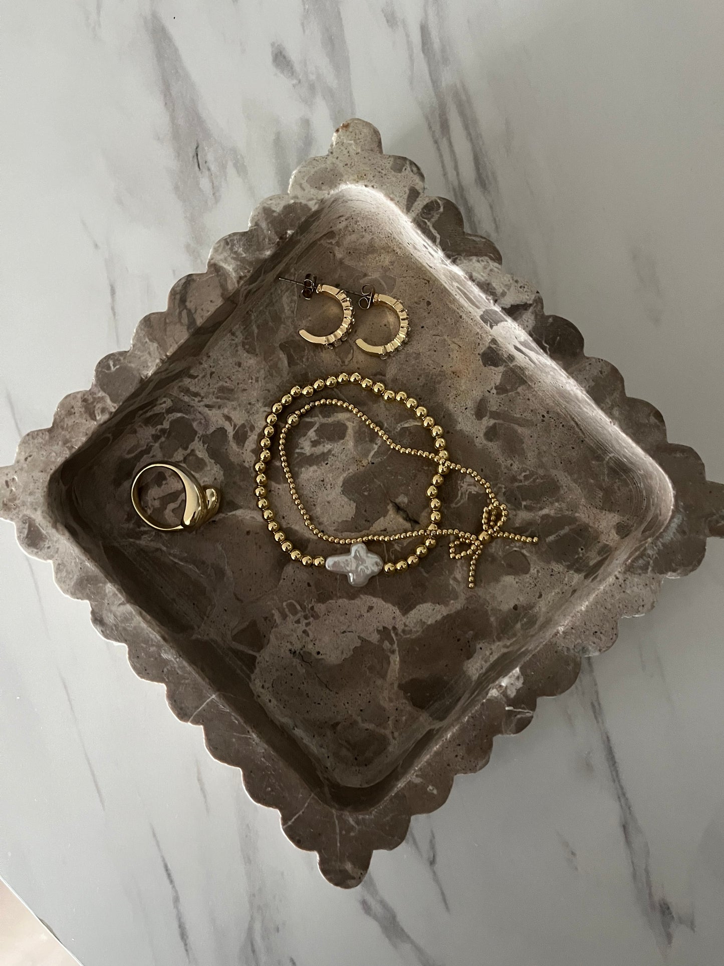Pearl Cross Bracelet